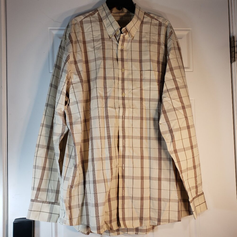 CABEIAS OUTFITTER SERIESMULTICOLOR LONGSLEEVE SHIRT SIZE XL TALL/GRAND 100% COTT